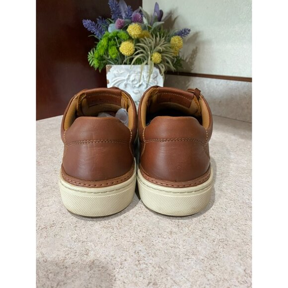 Allen Edmonds Porter City Derby Lace-Up Sneakers Brown Leather Mens Size 9D Casu - Picture 5 of 9